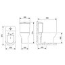 Kit Vaso Sanitário com Caixa Acoplada e Assento Soft Close Nexo Roca - 4