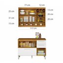Ver imagem 5 de Cozinha Modulada com 2 Peças Burguesa Premium Mdf Nesher