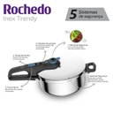 Ver imagem 4 de Panela de Pressão Inox Trendy 4l Fechamento Externo Rochedo