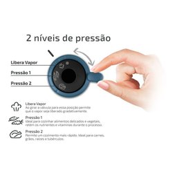 Panela de Pressão Inox Trendy 4l Fechamento Externo Rochedo - 8