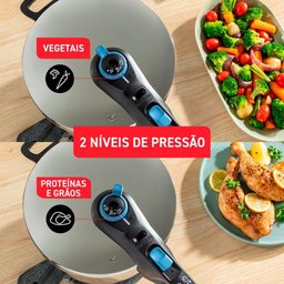 Panela de Pressão Inox Trendy 4l Fechamento Externo Rochedo - 7