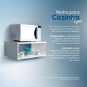 Ver imagem 5 de Suporte Micro-ondas Forno Elétrico Suspenso Cozinha Branco