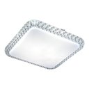 Ver imagem 1 de Plafon Led 36w Acrílico Transparente Quadrado 43cm Bivolt