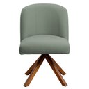 Ver imagem 2 de Kit 04 Cadeiras de Jantar Cléo Base Giromad Linho Verde - Nexta Casa