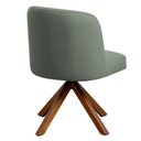 Ver imagem 3 de Kit 04 Cadeiras de Jantar Cléo Base Giromad Linho Verde - Nexta Casa