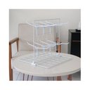 Ver imagem 1 de Expositor para Chaveiro e Bijuteria 0,30 X 0,30m com 16 Ganchos - Cor:branco