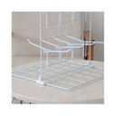 Ver imagem 4 de Expositor para Chaveiro e Bijuteria 0,30 X 0,30m com 16 Ganchos - Cor:branco