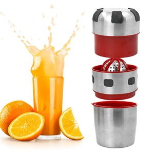 Espremedor Amassador Cortador de Frutas Verduras Aço Inox Manual