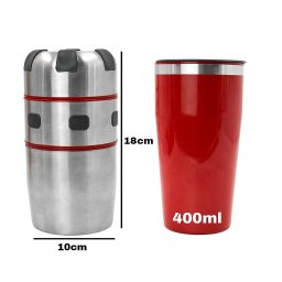 Espremedor Amassador Cortador de Frutas Verduras Aço Inox Manual - 5