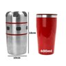 Espremedor Amassador Cortador de Frutas Verduras Aço Inox Manual - 5
