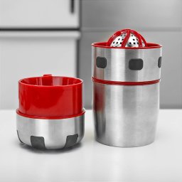 Espremedor Amassador Cortador de Frutas Verduras Aço Inox Manual - 2
