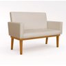 Namoradeira Nina Base Reforçada - Corino - Palladium Decor - 1