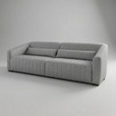 Ver imagem 1 de Sofá 02 Lugares Living Ísis Tecido Resistente À Água Pet Friendly Cinza 2,30m