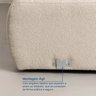 Sofá Modular 80cm com Braço Direito Orla CabeCasa MadeiraOriginals - 8