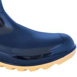 Bota PVC Cano Médio Preta e Amarela Número 44 - PA16307CF - KADESH - 3