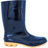 Bota PVC Cano Médio Preta e Amarela Número 44 - PA16307CF - KADESH - 2
