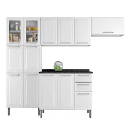 Armário Cozinha Completa Itatiaia Tarsila de Aço 13 Portas 2 Gavetas Branco - 8