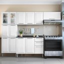 Ver imagem 2 de Armário Cozinha Completa Itatiaia Tarsila de Aço 13 Portas 2 Gavetas Branco