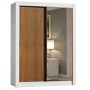 Ver imagem 3 de Guarda-roupa Solteiro Madesa Dallas 2 Portas de Correr com Espelho 2 Gavetas