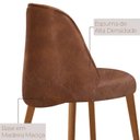 Ver imagem 5 de Conjunto de Mesa de Jantar Bia Tampo Laminado com 6 Cadeeiras Ester Marrom/Star Puce/Cinamomo
