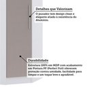 Ver imagem 4 de Guarda Roupa de Canto Diagonal Modulado 70cm 1 Porta Alpes Luciane Móveis