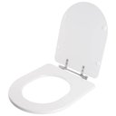 Ver imagem 2 de Assento Sanitário Tampa de Vaso Madeira Mdf Laqueado Carrara para Bacia Deca 6lpf - Branco