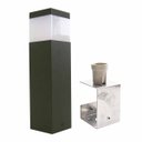 Ver imagem 4 de Poste Balizador 30cm P/ Jardim em Alumínio Verde Militar 1xe27 St1301