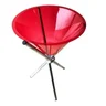 Champanheira Vermelha Grande Acrílico com Tripé de Alumínio - Estilo e Praticidade para Seus Eventos - 1