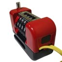 Ver imagem 3 de Trava de Disco Freio Antifurto Senha 4 Digitos Moto Bike Motocicleta Bicicleta Segurança Cadeado Res