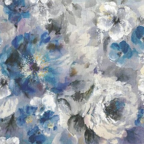 Painel de Parede Capri Floral Azul 190613001