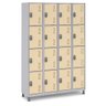 Armário Roupeiro Aço 16 Portas 191×130×41cm Volume C/ Tranca Cor:azul Royal - 4