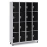 Armário Roupeiro Aço 16 Portas 191×130×41cm Volume C/ Tranca Cor:azul Royal - 10