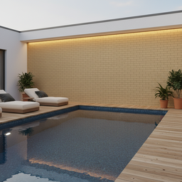 Revestimento Tijolinho Brick de Concreto - Terracota Mineral M² - 7