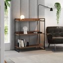 Ver imagem 1 de Cantinho do Café Bar Adega Córdoba 95cm Industrial para Cozinha Sala Espaço Gourmet- Preto/carvalho