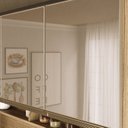 Ver imagem 6 de Cozinha 205cm MDF 15mm com Portas de Vidro Érica Marrom/Champagne/Rosé