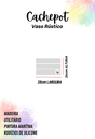 Ver imagem 4 de Vaso Madeira Rústico Não É Segredo Preto Rodinha 25x26