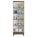 Ver imagem 5 de Kit Cômoda Sapateira 1 Porta 4 Gavetas Porto Belo Com Multiuso Cairo 2 Portas Malbec Clique Chique