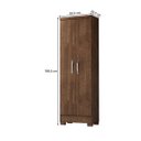 Ver imagem 4 de Kit Cômoda Sapateira 1 Porta 4 Gavetas e Multiuso 2 Portas Porto Belo Malbec
