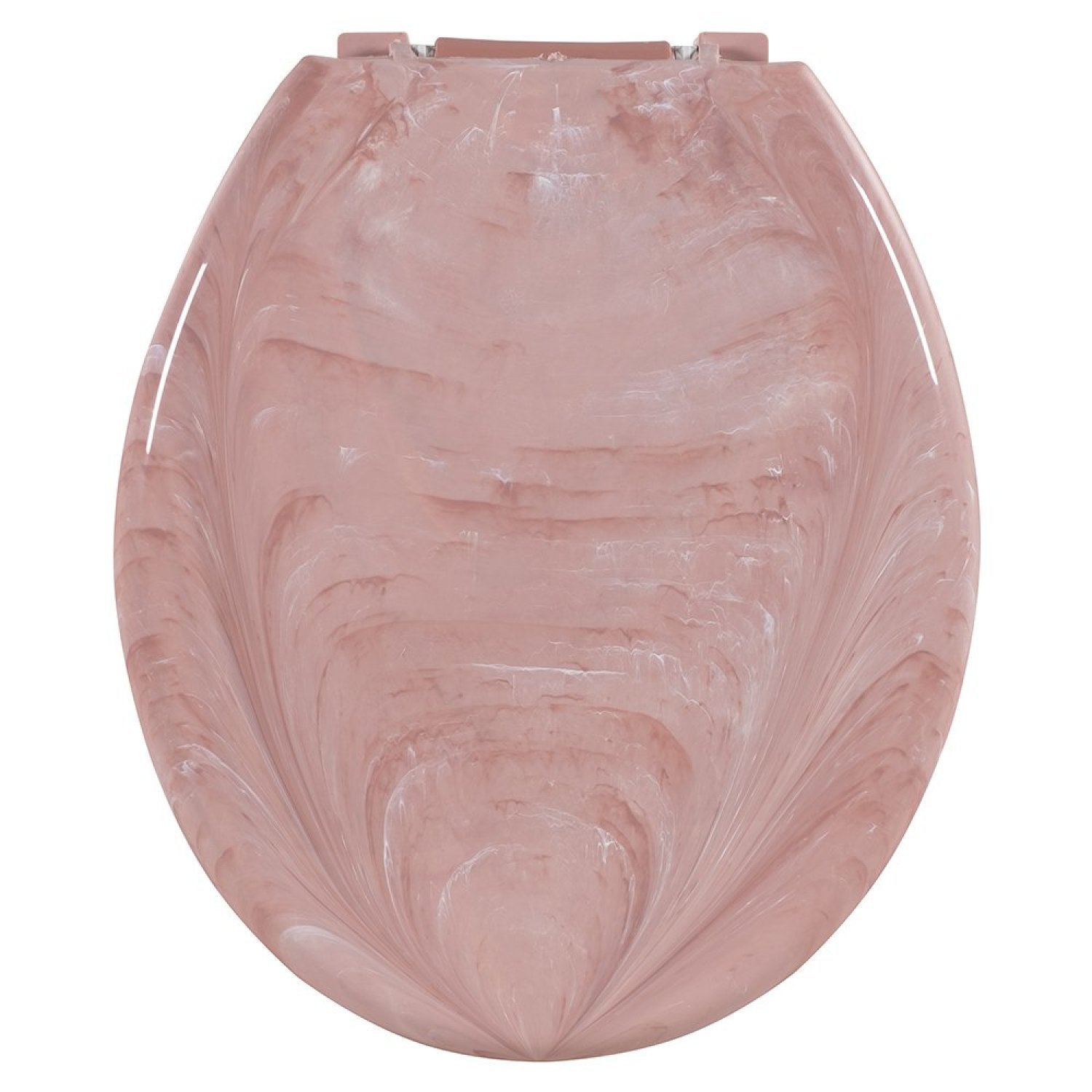 Assento Sanitário Oval Almofadado Marmorizado Astra - 5