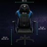 Cadeira Gamer Predator Premium Com Espuma De Alta Densidade D55 Preto E Azul - Gp.gcr11.00d Preto - 6
