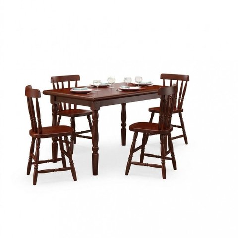 Mesa Piratini 125x80 - 103EA, Eucalipto