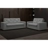 Conjunto Sofá 2 e 3 Lugares Velosuede Delos Yescasa - 1