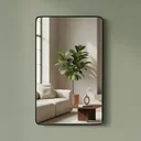 Ver imagem 6 de Espelho Retangular Grande Decorativo para Banheiro ou Sala com Moldura Preta Star - Édecasamóveis
