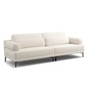Ver imagem 2 de Sofá 2 Lugares Living 194cm Pé Ferro Romeu Bouclê K01 - D’Rossi