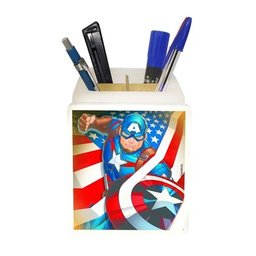 Organizador de Mesa Iluminado Capitão América Marvel - 2
