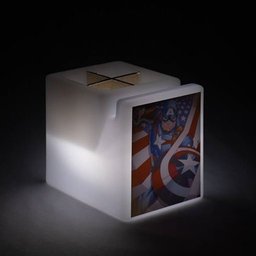 Organizador de Mesa Iluminado Capitão América Marvel - 3