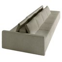 Ver imagem 5 de Sofá Ilha Modulado Milos 392cm Puff Lateral Bouclê Bege Escuro G33 - Gran Belo