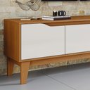 Ver imagem 6 de Rack Tv 70 Pol 160cm 3 Portas Havor Cinamomo/off H02 - Mpozenato