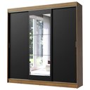 Ver imagem 2 de Guarda-roupa Casal Madesa Istambul 3 Portas de Correr com Espelho 3 Gavetas