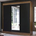 Ver imagem 1 de Guarda-roupa Casal Madesa Istambul 3 Portas de Correr com Espelho 3 Gavetas